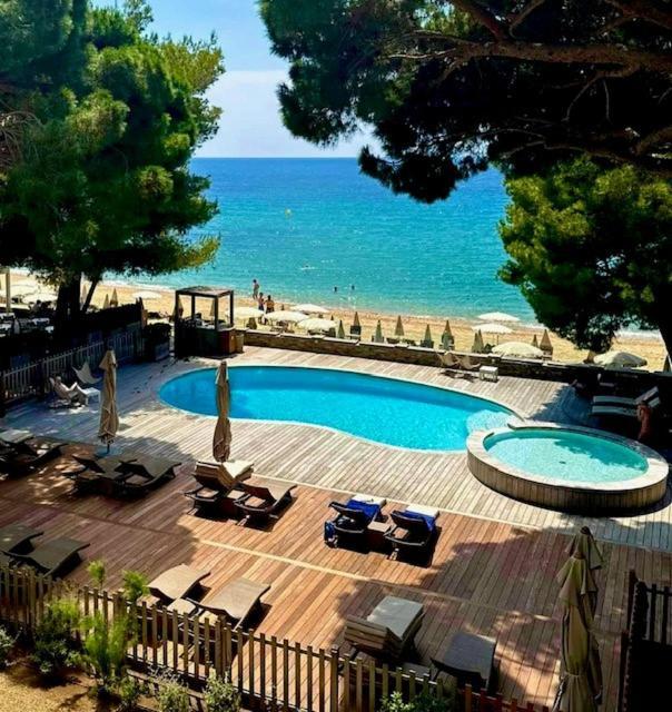 La Pinède Plage La Croix-Valmer Esterno foto